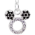 Colar Mickey Zircônia White e Onix - comprar online