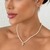 Conjunto colar perolas com pingente de cruz - comprar online