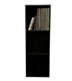 Estante Para Discos Lps Vinil Cd Coleções Cor Preto