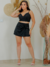 Conjunto Alfaiataria Shorts Saia Cropped Pedraria - Japa Modas & Tricot