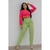 Blusa tricot coração neon manga longa