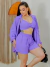 Conjunto 3 peças Kimono Manga Longa Shorts e Top na internet