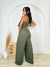 Macacão Pantalona Alcinha Regulável Com Bolso Detalhe Babado - Japa Modas & Tricot