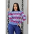 Blusa sueter tricot coração - comprar online