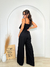 Macacão Pantalona Alcinha Regulável Com Bolso Detalhe Babado - comprar online