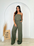 Macacão Pantalona Alcinha Regulável Com Bolso Detalhe Babado - loja online