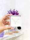 Pulseira coração pontos de luz
