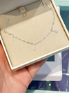 Pulseira gotas rosé infantil