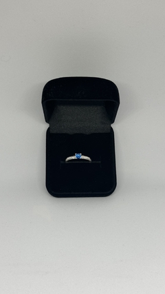 Anel formatura azul