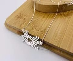 Colar nome duplo fonte poesia