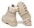 BOTA FEMININA VIA MARTE COTURNO 22-5806 COM PELO