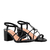 SANDALIA FEMININA RAMARIM 22-31202 SALTO BLOCO TIRA ELASTICO CASUAL CONFORTAVEL
