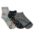 Kit Meia Juvenil Klin Estampada c/ Lycra 3 Pares 34 ao 37 - Tropical Outlet