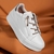 TENIS FEMININO RAMARIM com cadarço Strass Branco 23-97207 - Tropical Outlet