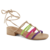 SANDALIA FEMININA RAMARIM SALTO BAIXO BLOCO COLOR 23-48223 na internet