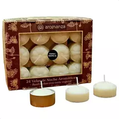 Velas de noche x24 de cera Vegetal aroma a Papaya