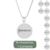Colar Personalizado Medalha Madrinha Casamento Prata 10 Peças