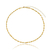 COLAR CHOKER TORSIDE BANHADO A OURO