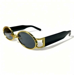Oval dorado+negro