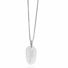 Colar de Prata Ramo Oval - comprar online