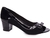 Sapato Peep Toe Salto Grosso Baixo Arrasadora - loja online