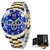 relógio masculino de luxo , aço inoxidável casual 24 hs - comprar online