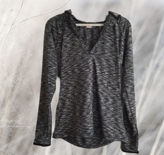 Poleron melange gris