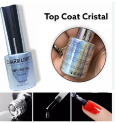 TOP COAT CRISTAL CHARM LIMIT