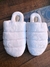 Pantuflas polar soft blancas