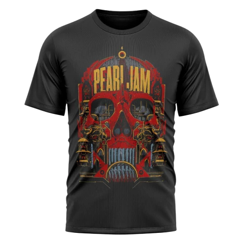 SkullTone - Remera Pearl Jam Calavera Grunge Estilo Rock Alternativo