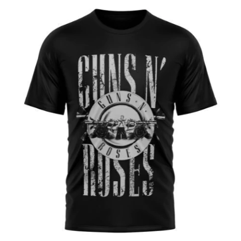 Remera Guns N’ Roses // Plate logo White