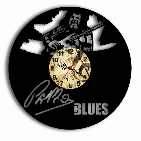 PappoLegend - Reloj de Pared Pappo | Reloj Decorativo Pappo Guitarrista Rock Nacional