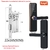 Tuya WiFi Electronic Smart Door Lock, Impressão digital biométrica, Smart Card - electromax