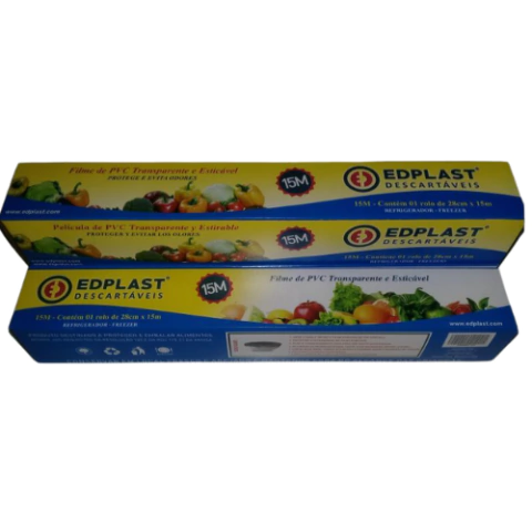 FILME PVC DE 30M E 15M - EDPLAST - comprar online