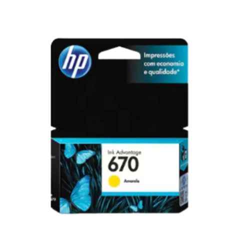 CARTUCHO DE TINTA ORIGINAL HP670 COLORIDO na internet