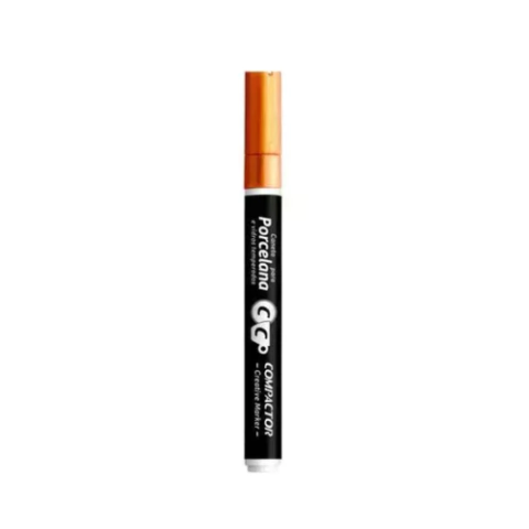 MARCADOR CREATIVE MARKER PORCELANA/VIDROS 3.0MM DIVERSOS - COMPACTOR - officesuprimentos