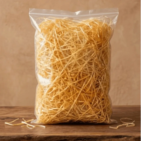 PALHA CRUA NATURAL - 250Gr