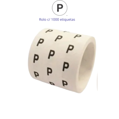 ETIQUETA ADESIVA LETRAS P/M/G/GG RL C/ 1000UN - FITACREL - comprar online