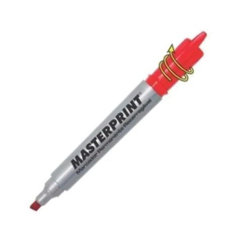 MARCADOR PERMANENTE RECARREGAVEL SORTIDO MP616 UNID - MASTERPRINT - loja online