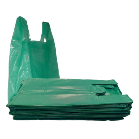 DA. SACOLA RECUPERADA "G" VERDE 50x60CM - DAAMELIA - officesuprimentos