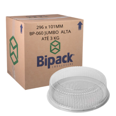EMBALAGEM TORTA ALTA ATÉ 3KG BP-60 UNID - BIPACK - comprar online