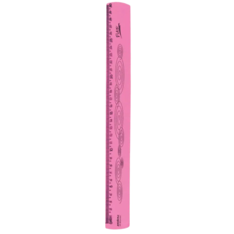 REGUA DE 30 CM FLEXIVEL CORES SORTIDAS - MAXCRIL - loja online