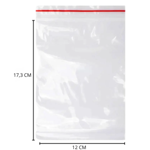 SACOS ZIP LOCK MULTI-USO 06 - 12X17,3 CM PCT 100 UNID - HEMON - comprar online