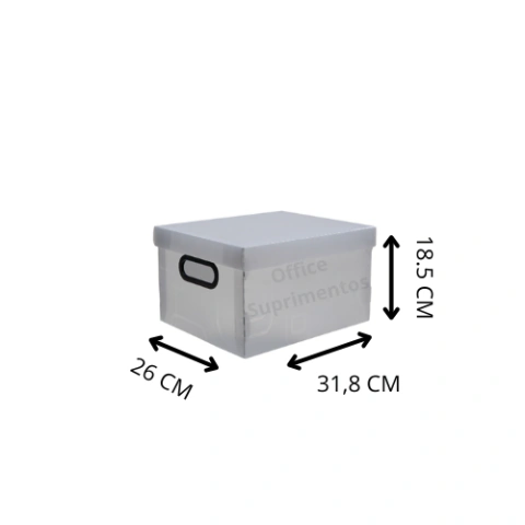 CAIXA ORGANIZADORA PEQUENA N° 02 PRETA / CRISTAL - DELLO - comprar online