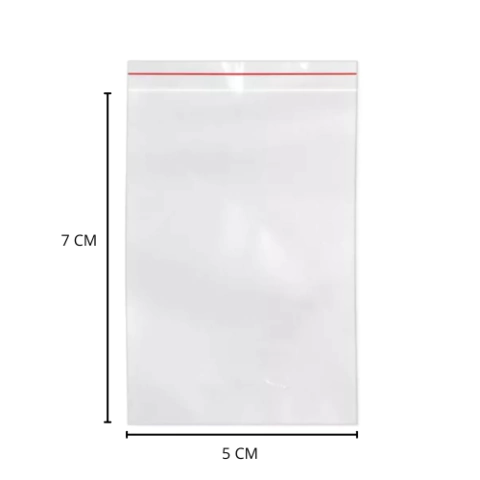 SACOS ZIP LOCK MULTI-USO 01 - 5X7 CM PCT 100 UNID - HEMON - comprar online