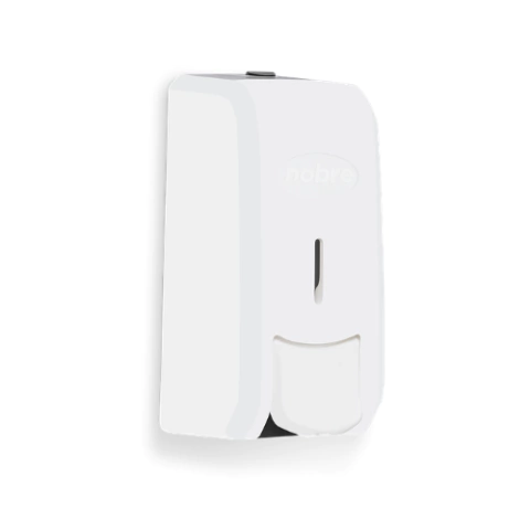 DISPENSADOR PLASTICO P/ SABONETE LIQ /ALCOOL GEL 800ML BR/PT - NOBRE