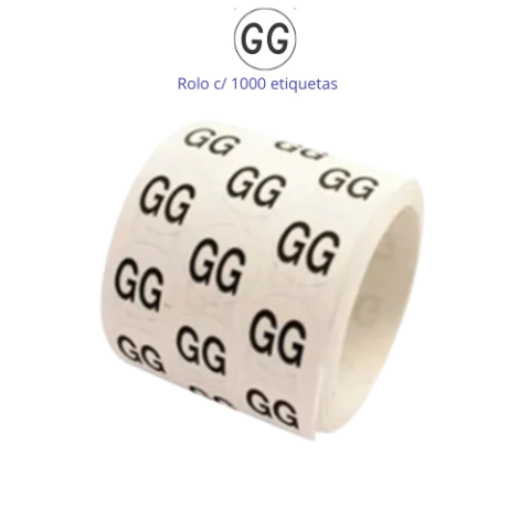 Imagem do ETIQUETA ADESIVA LETRAS P/M/G/GG RL C/ 1000UN - FITACREL