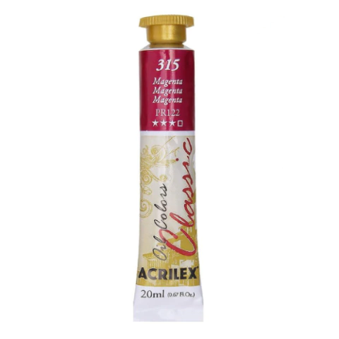 TINTA A OLEO PARA PINTURA SORTIDAS 20ml - ACRILEX - comprar online