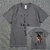 Camiseta solta de manga curta masculina, estampa de travis scott, Kanye West - Pit Store