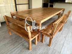 Mesa Campo + 6 bancos